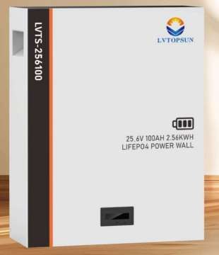 LVTOPSUN 2.56kWh, 25.6V, 100Ah battery